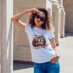 Valentine’s day, love raccoons theme T-shirt