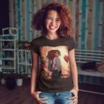 Valentine’s day , mysterious woman with brown hair T shirt